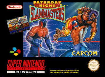 Saturday Night Slam Masters (Europe) box cover front